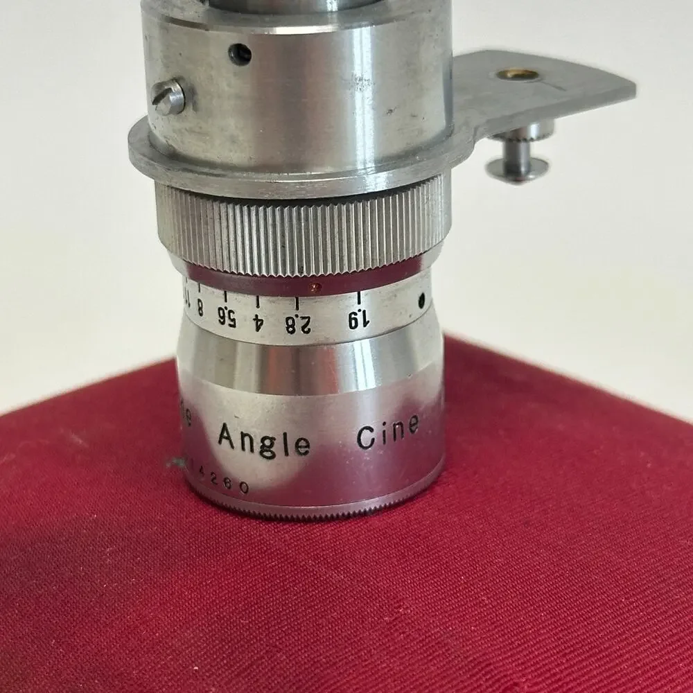 Rare VTG Zeika Cine Lens Japan 6.5 mm F: 1.9 Wide Angle Lens w Case Instructions